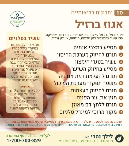 אגוז ברזיל – 10 יתרונות בריאותיים