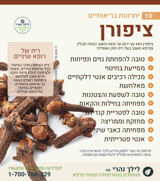 ציפורן – 10 יתרונות בריאותיים