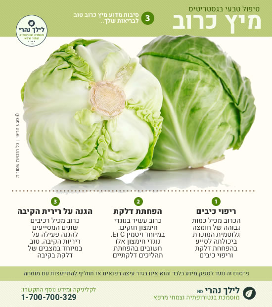 מיץ כרוב • תרופות סבתא לגסטריטיס