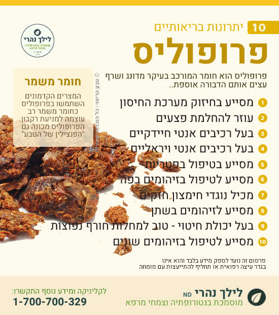 פרופוליס – 10 יתרונות בריאותיים